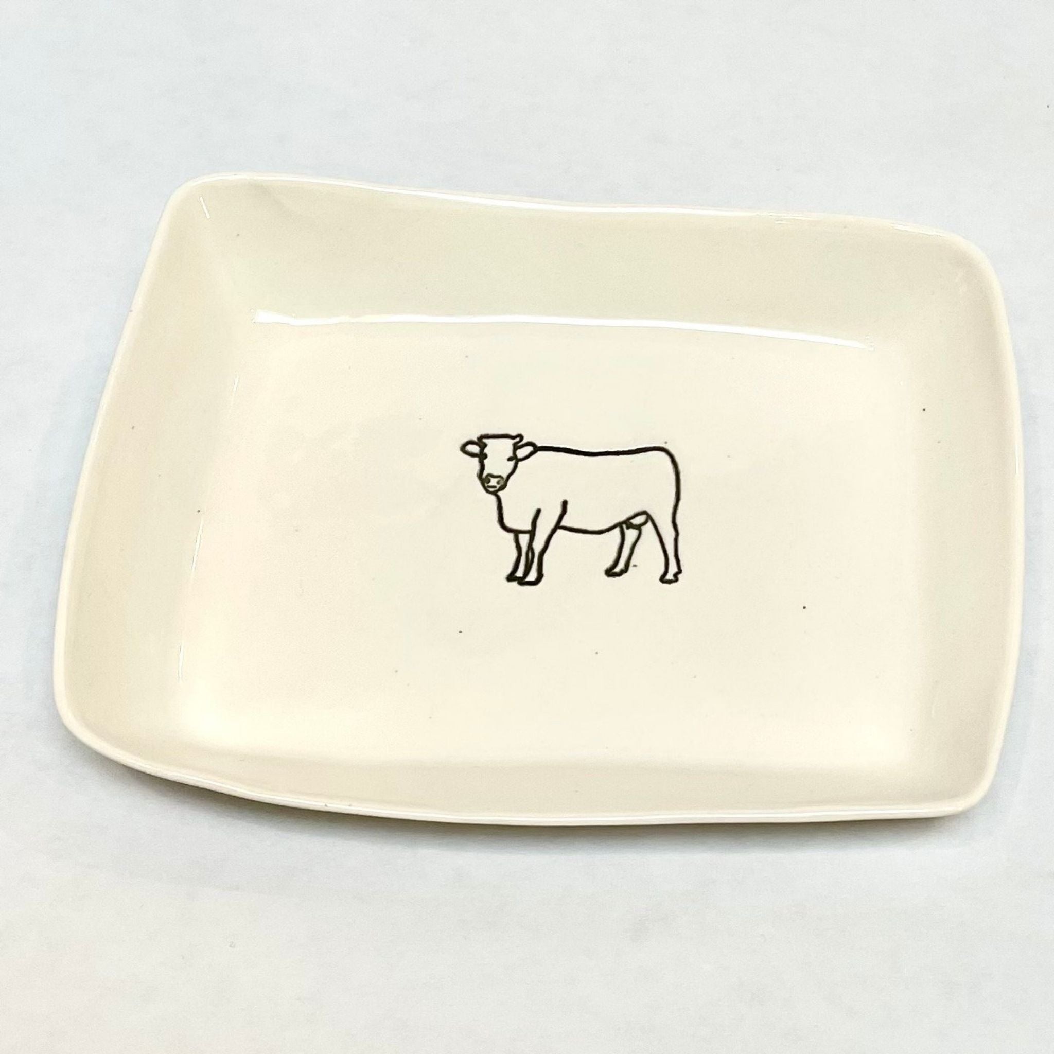 Farm Animals Porcelain Tray