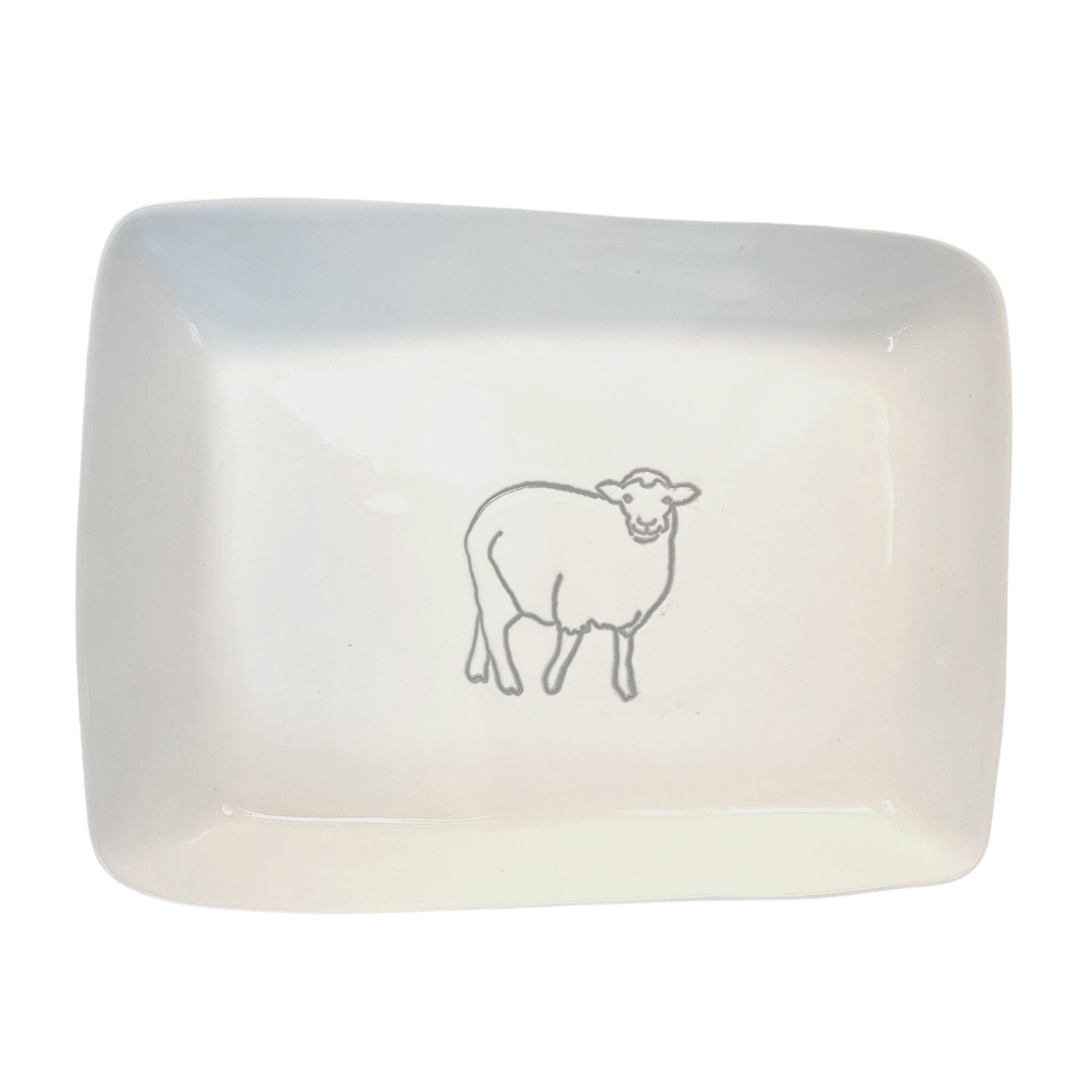 Farm Animals Porcelain Tray