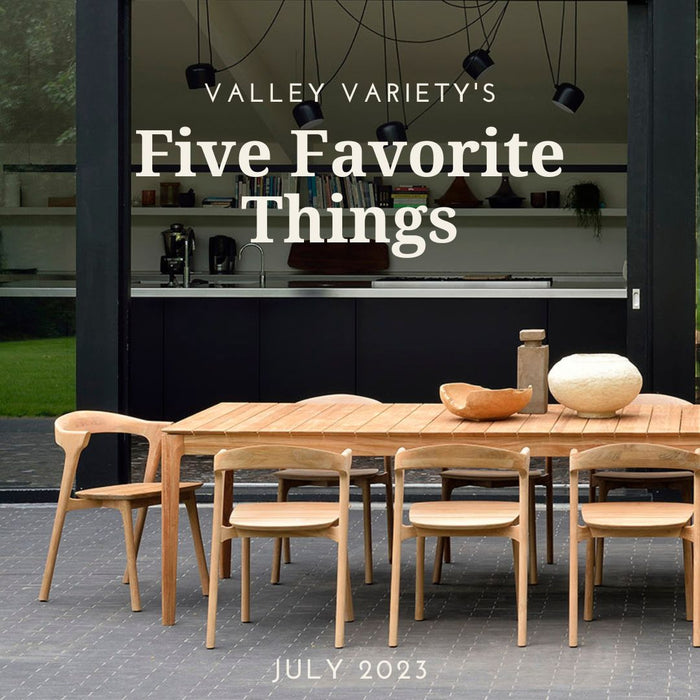 Five Favorite Things - July 2023 - Valley Variety