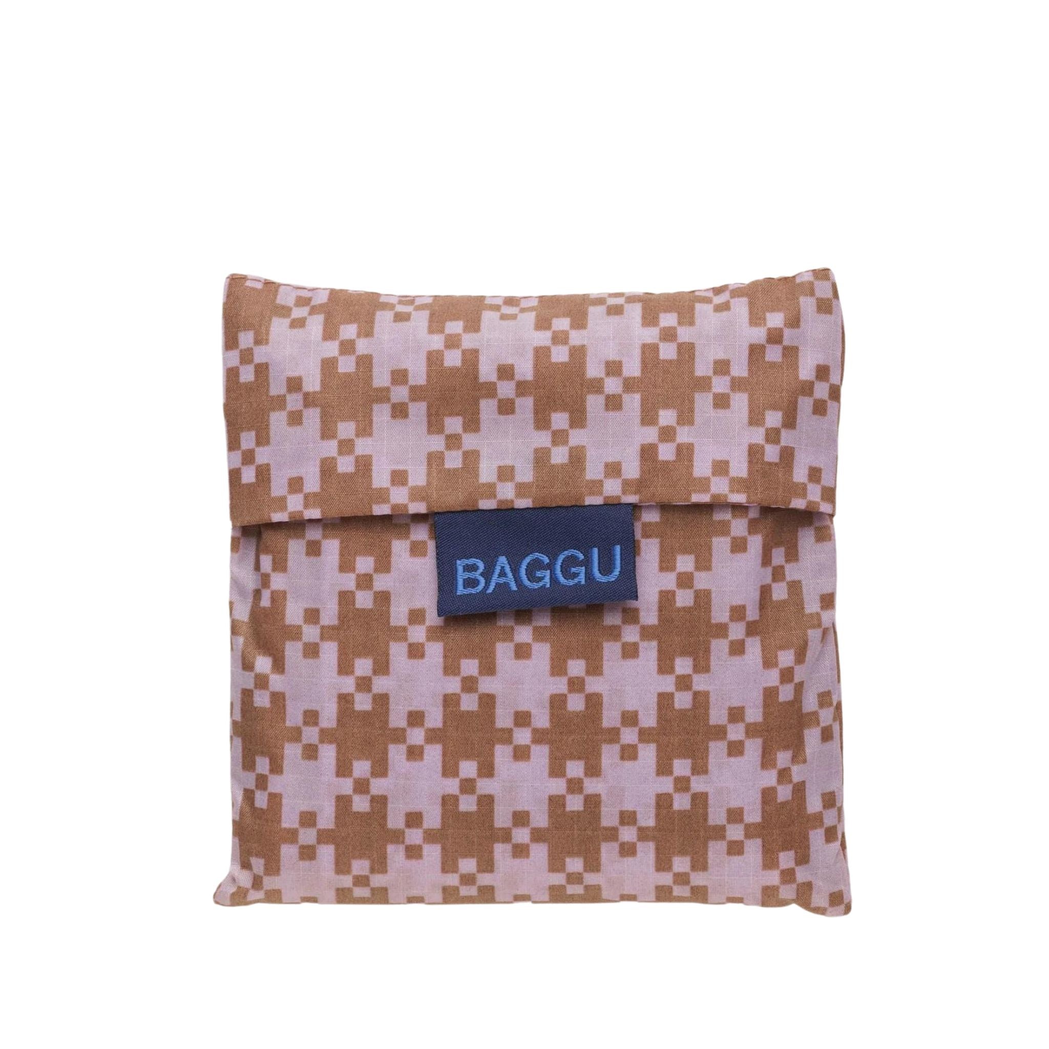 Baggu - Standard - Wavy Gingham Peach