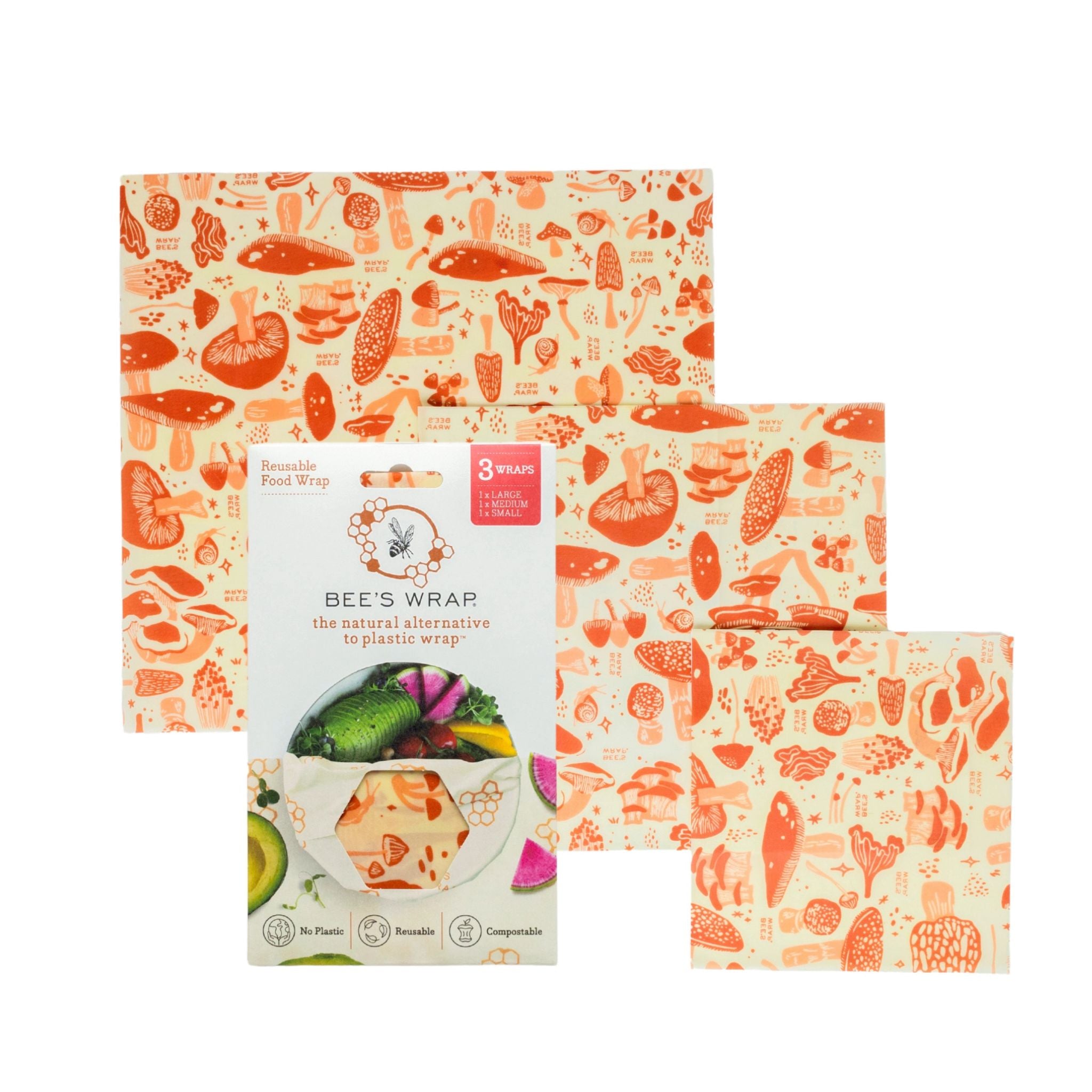 Bee's Wrap Assorted 3 - Pack - Valley Variety - Bee's Wrap