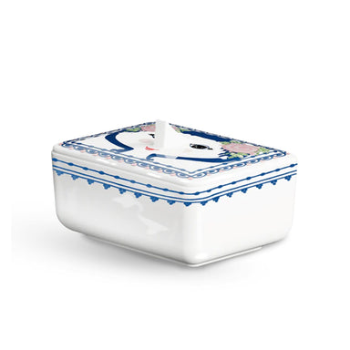 Dora Porcelain Butter Dish - Valley Variety - Bjørn Wiinblad