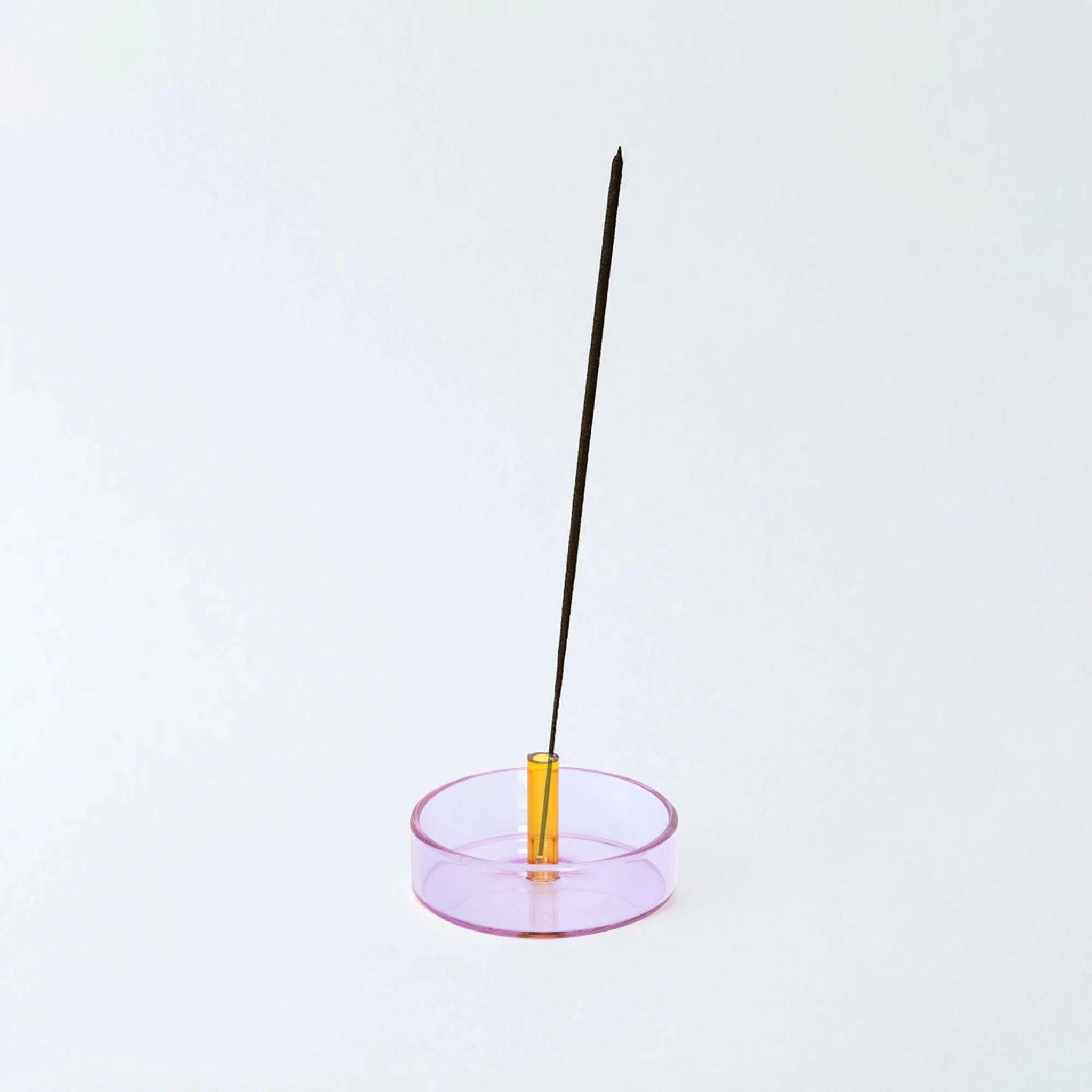 Duo Tone Glass Incense Holder