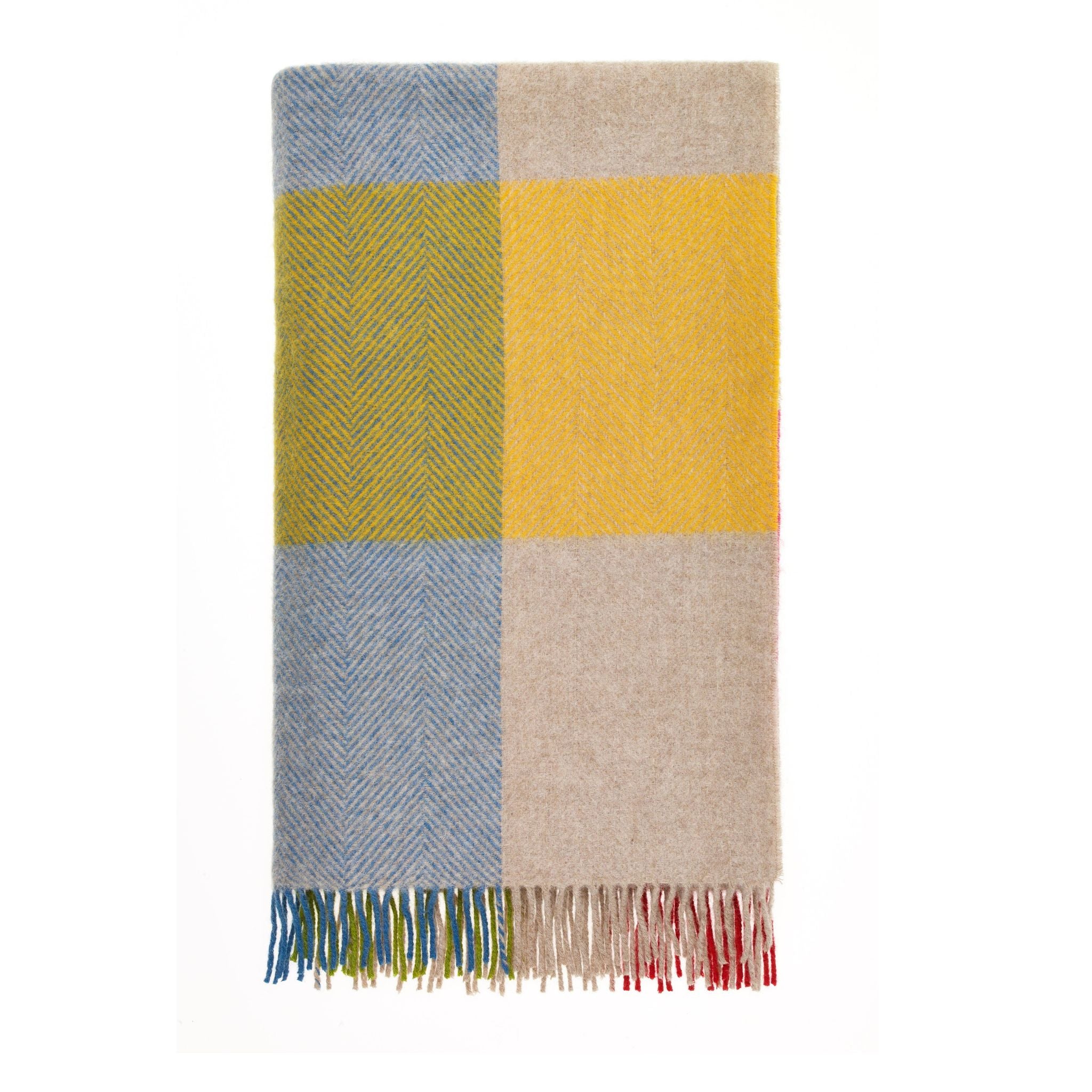 Merino Wool Throw - Harland - Valley Variety- Bronte by Moon
