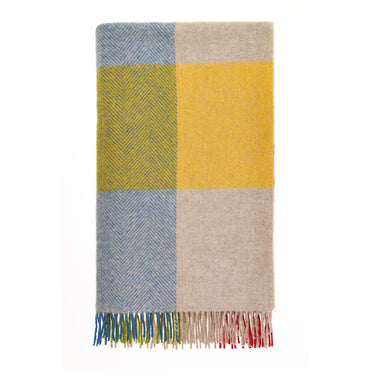 Merino Wool Throw - Harland - Valley Variety- Bronte by Moon