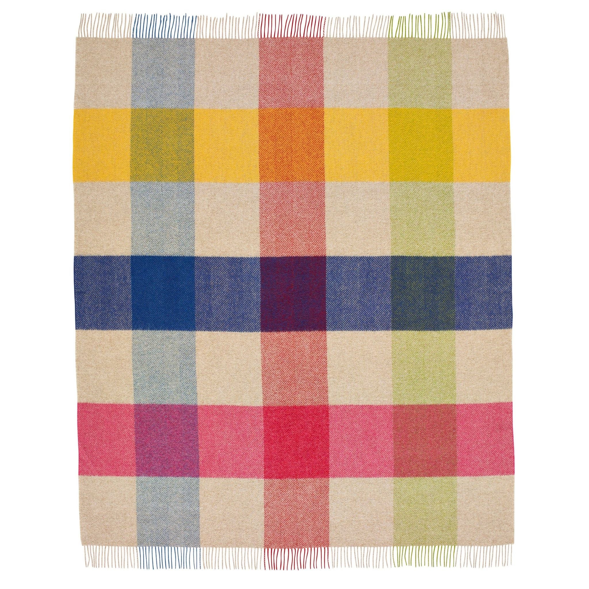 Merino Wool Throw - Harland - Valley Variety- Bronte by Moon