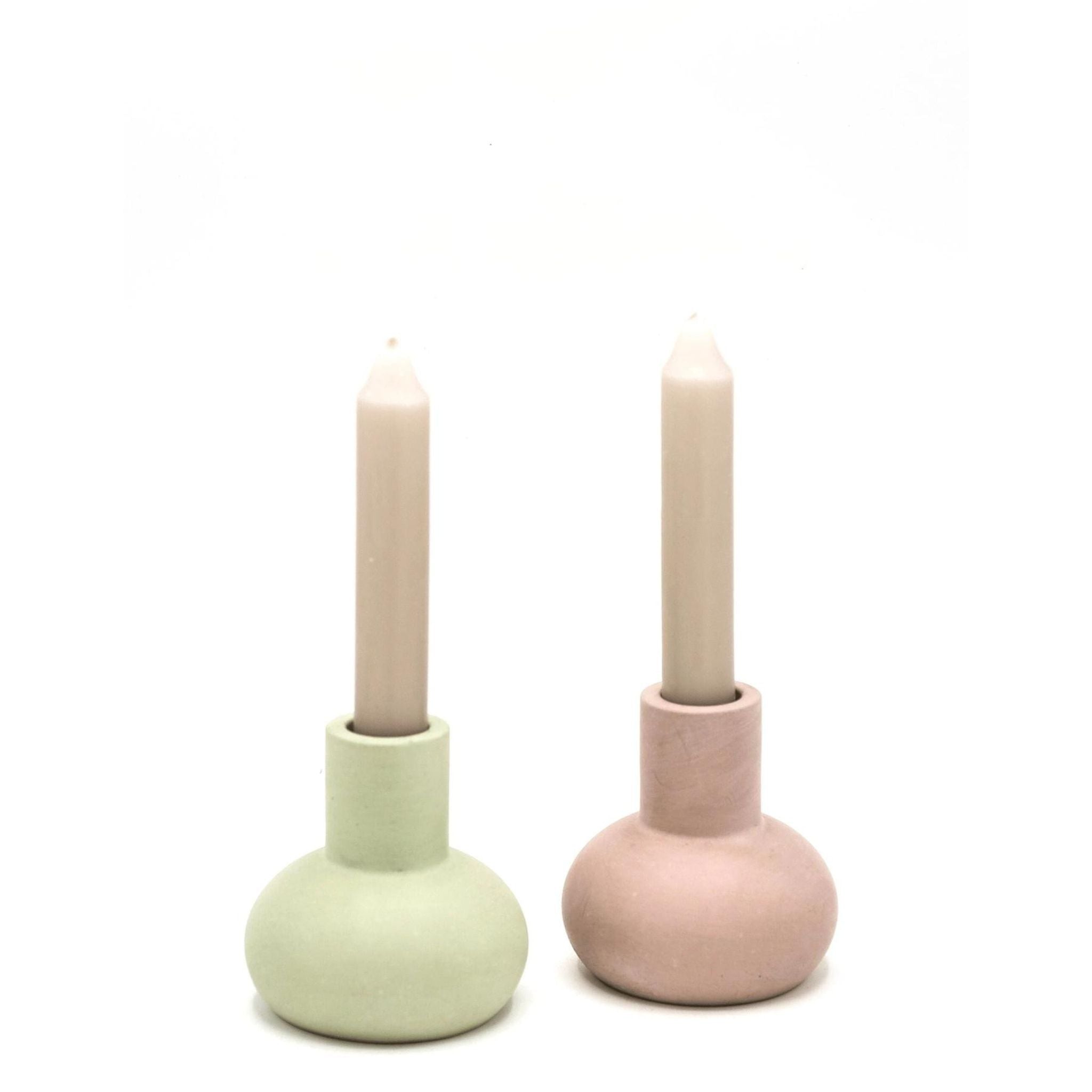 Concrete Candle Holder, Bulb - Valley Variety