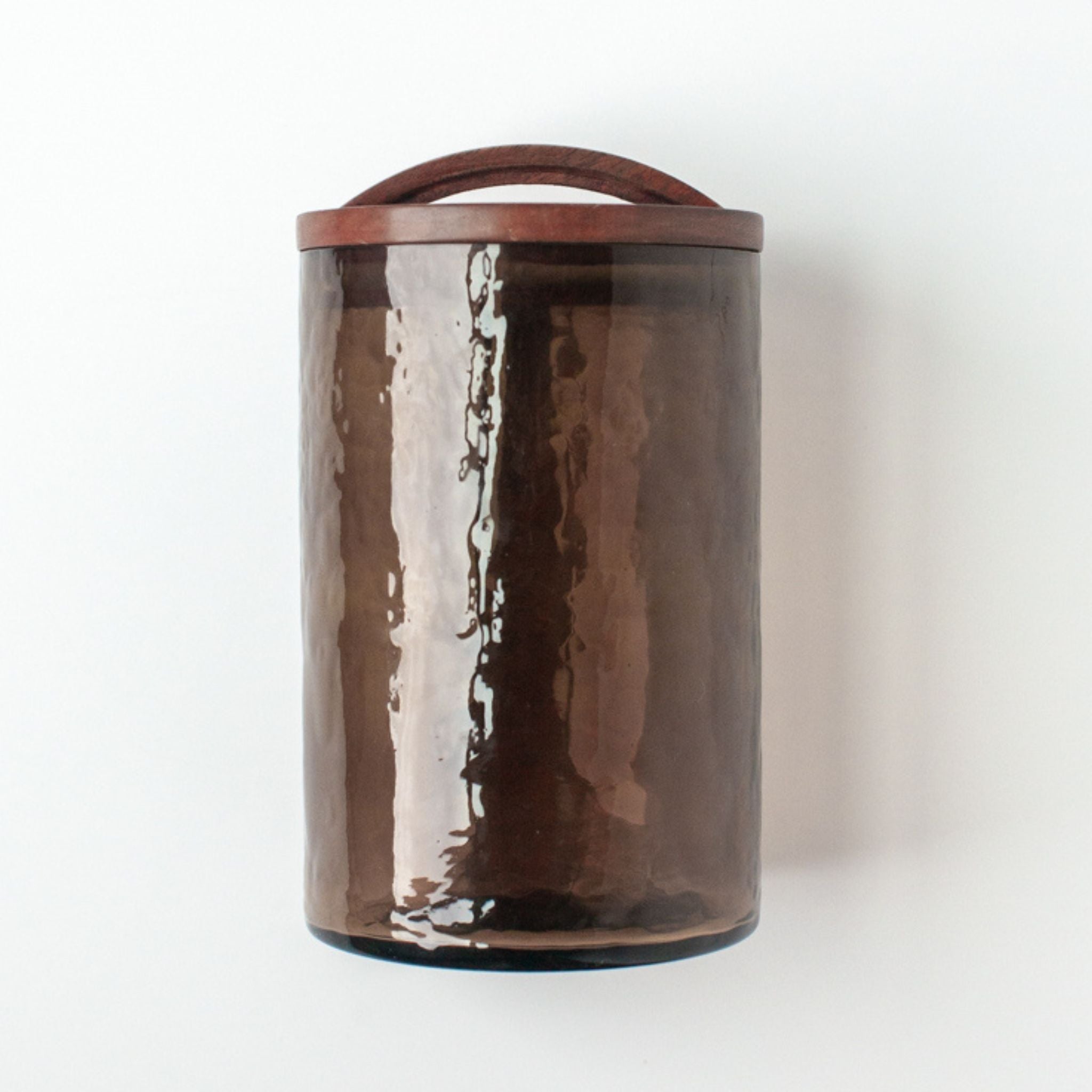 Handblown Hammered Glass Canisters - Valley Variety