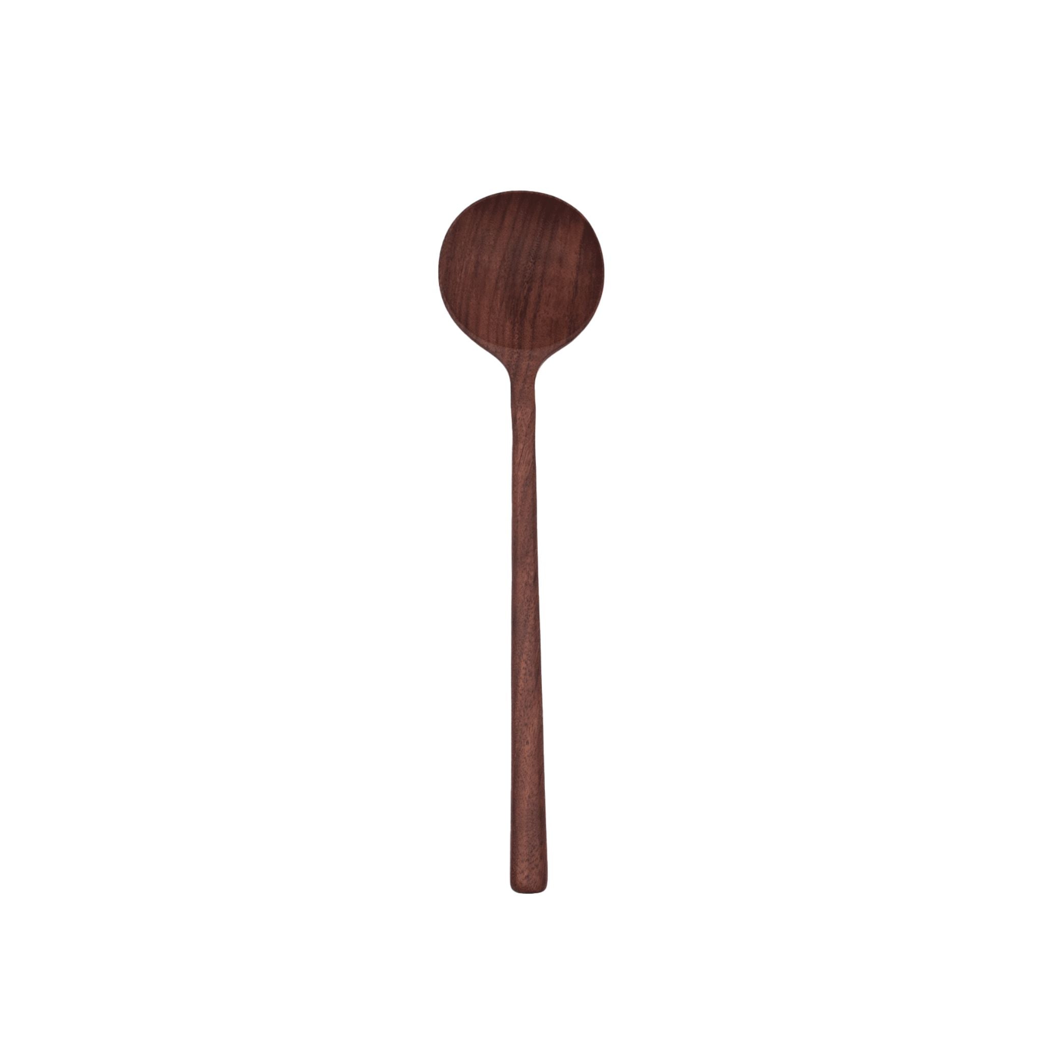 Walnut Round Spoon - 12’’ - Valley Variety