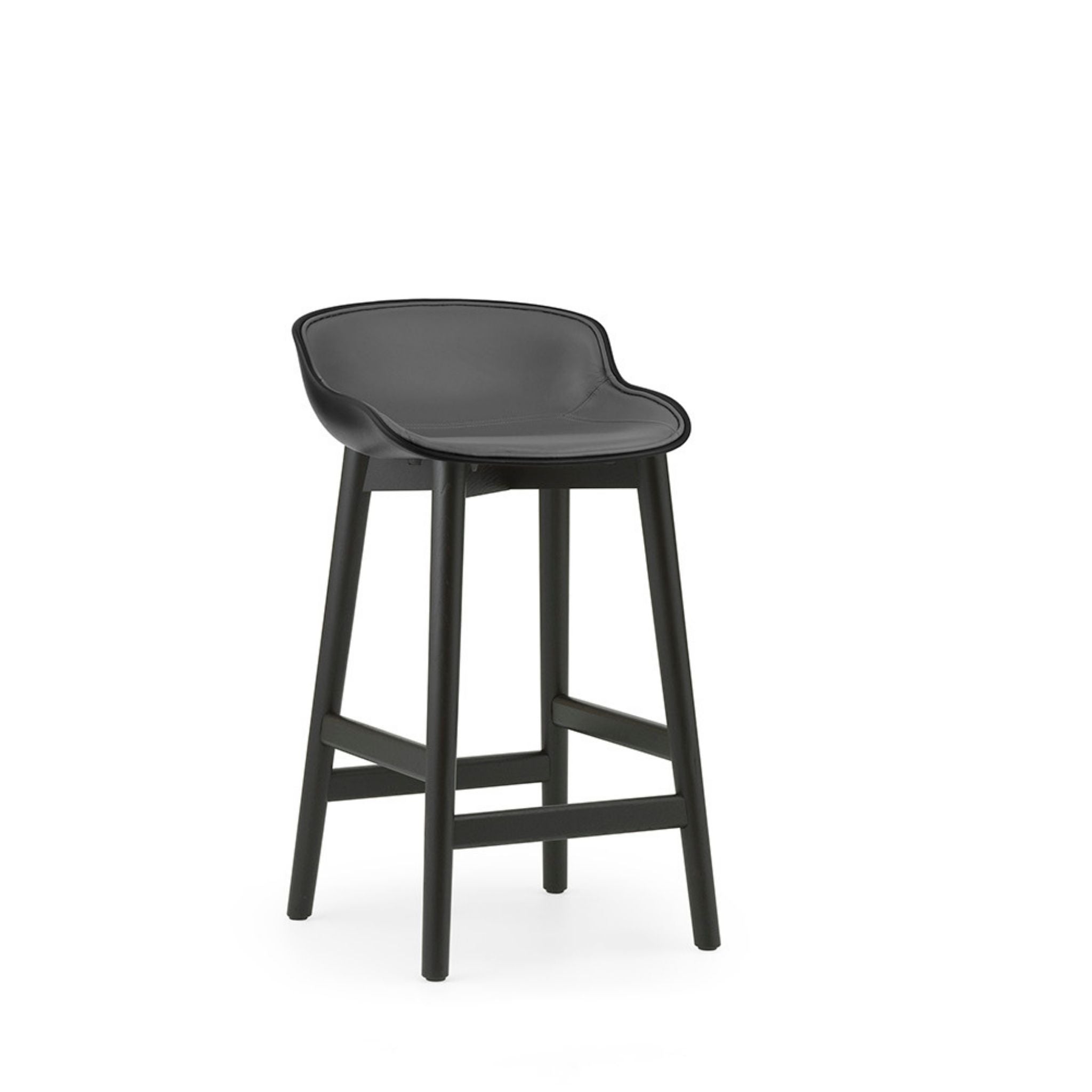 Hyg Stool Front Upholstery Wood Leg - Valley Variety