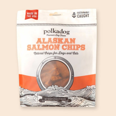 Alaskan Salmon Chip, 2.75oz Pouch - Valley Variety - Polkadog