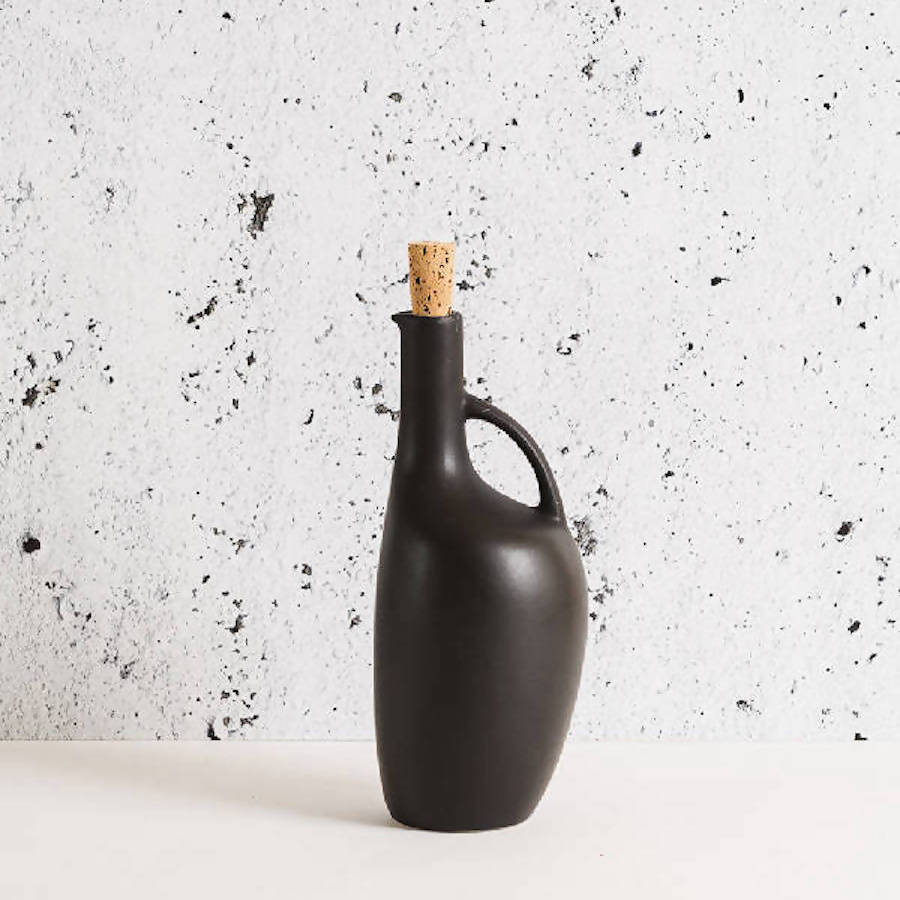 Stoneware Olive Oil Bottle