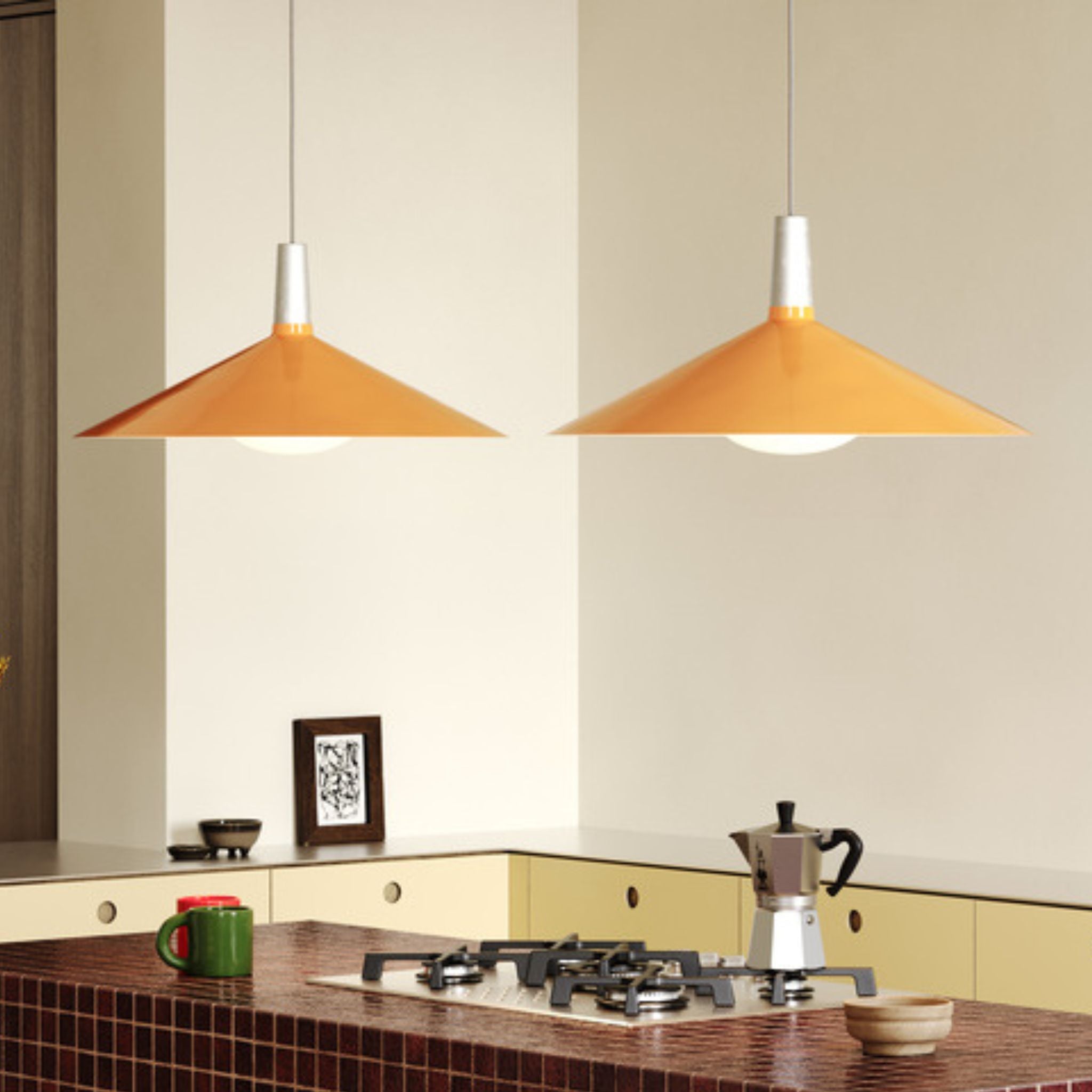 Bower Pendant Light Large with Oval II Bulb