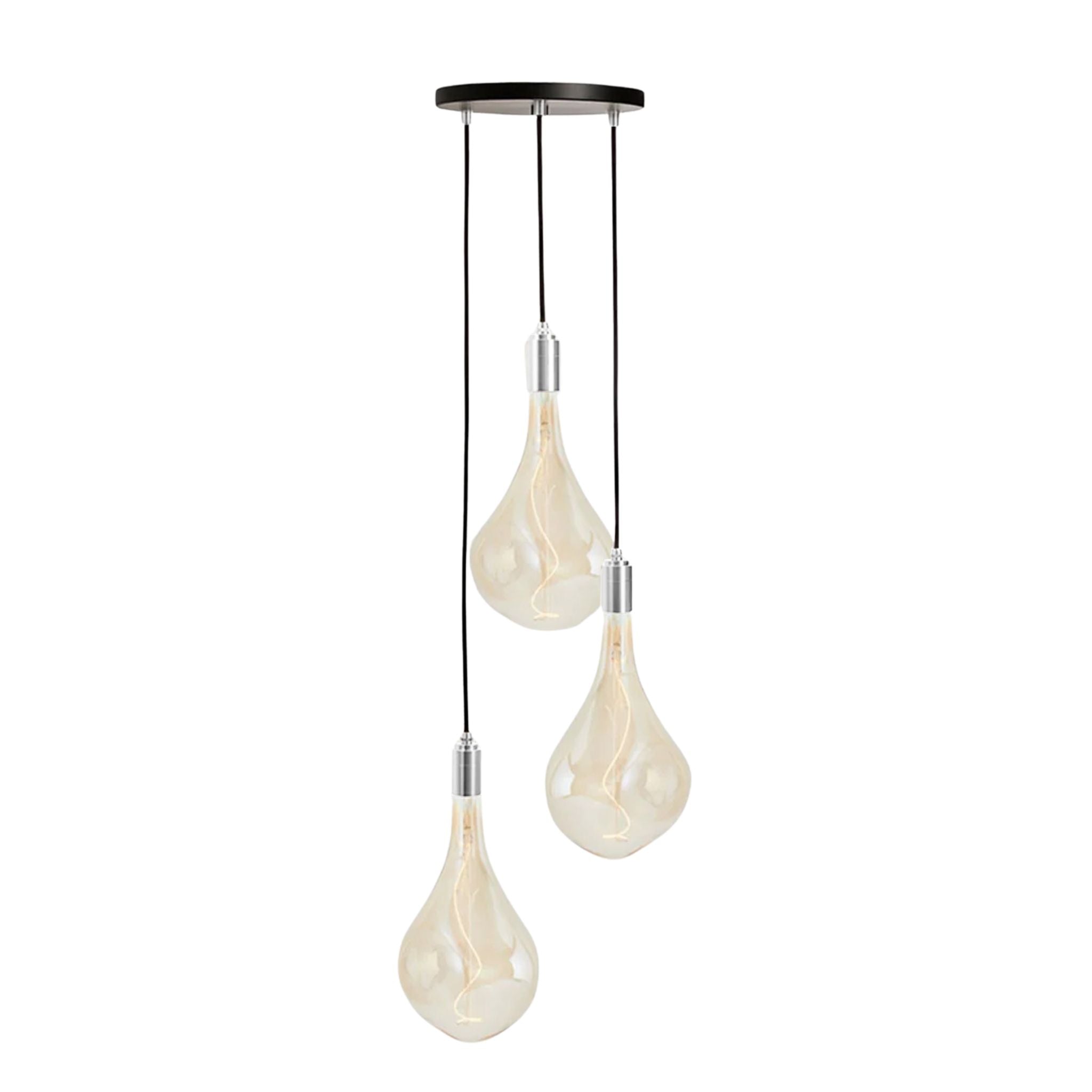 Triple Pendant with Voronoi Bulb - Valley Variety - Tala