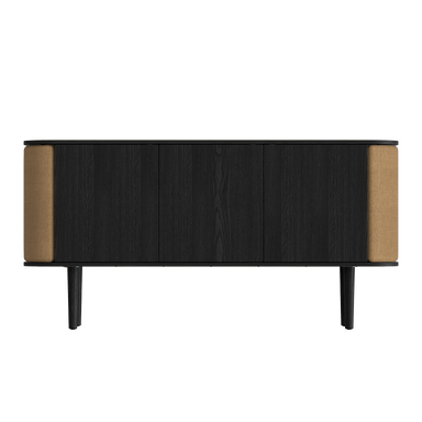 Treasures Cabinet 3 Doors, Black Oak - Valley Variety- Umage