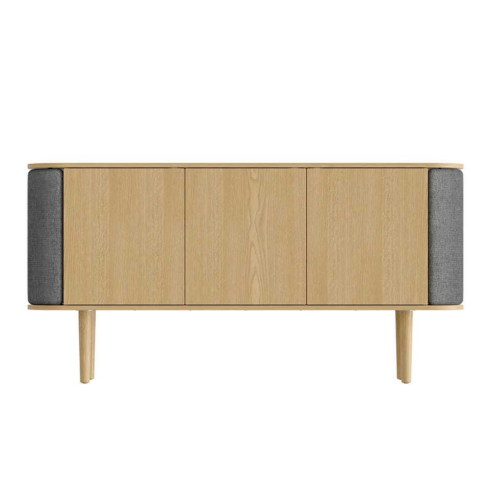 Treasures Cabinet 3 Doors, Oak