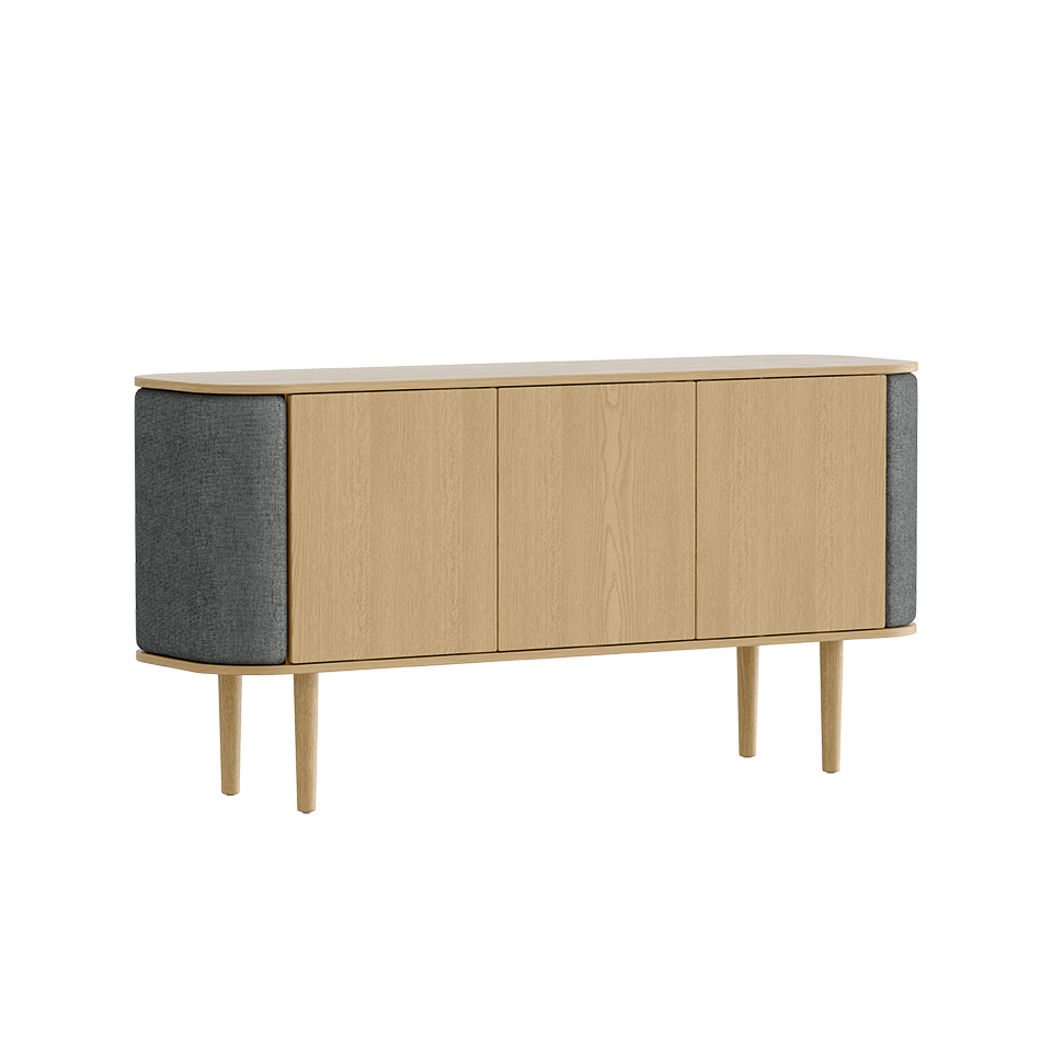 Treasures Cabinet 3 Doors, Oak