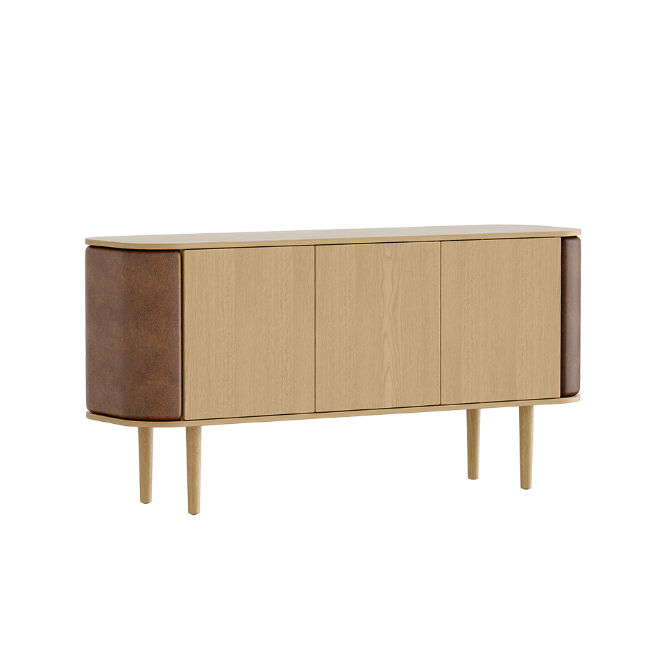 Treasures Cabinet 3 Doors, Oak