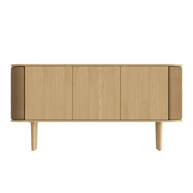 Treasures Cabinet 3 Doors, Oak - Valley Variety- Umage