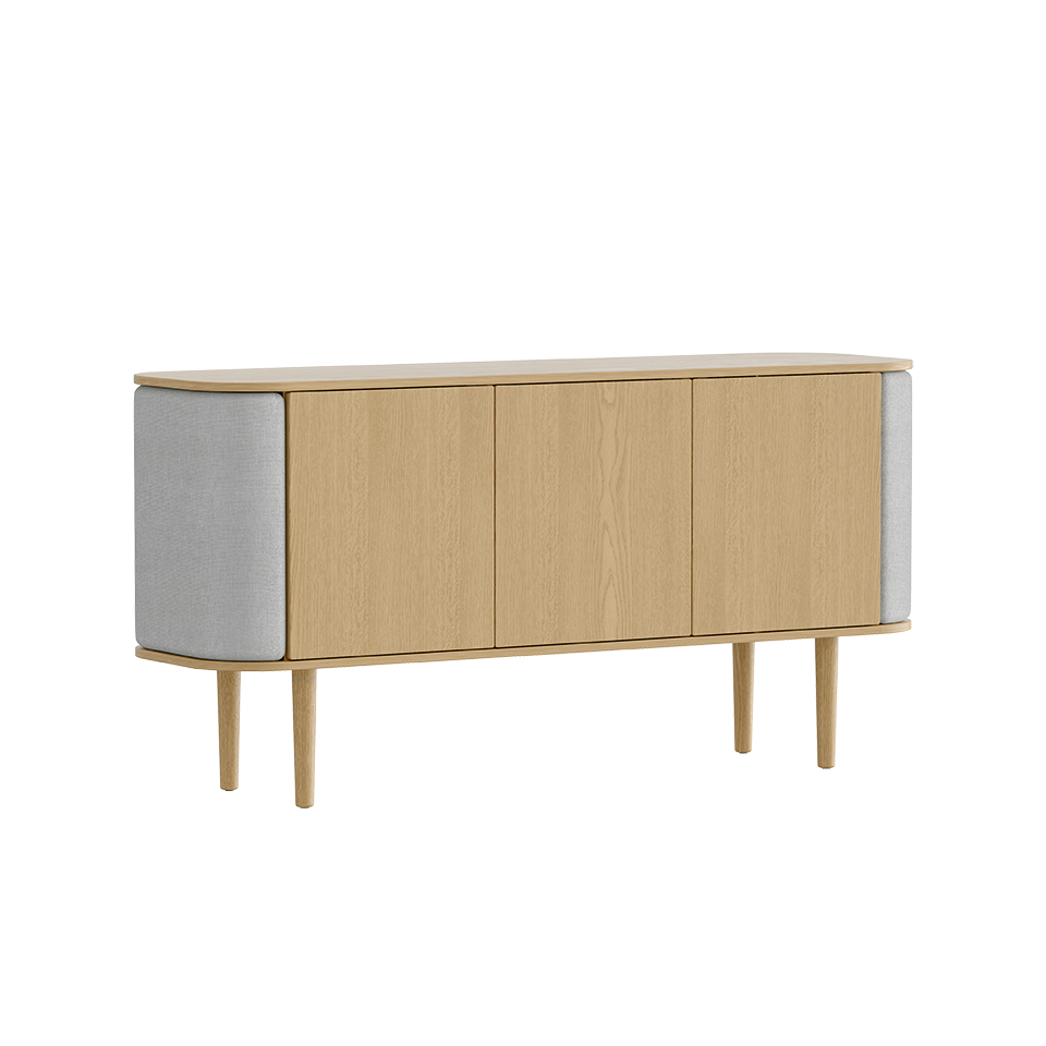 Treasures Cabinet 3 Doors, Oak