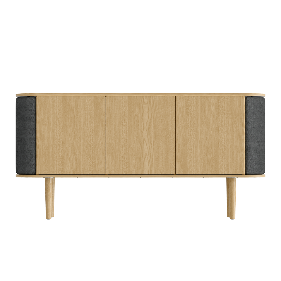 Treasures Cabinet 3 Doors, Oak