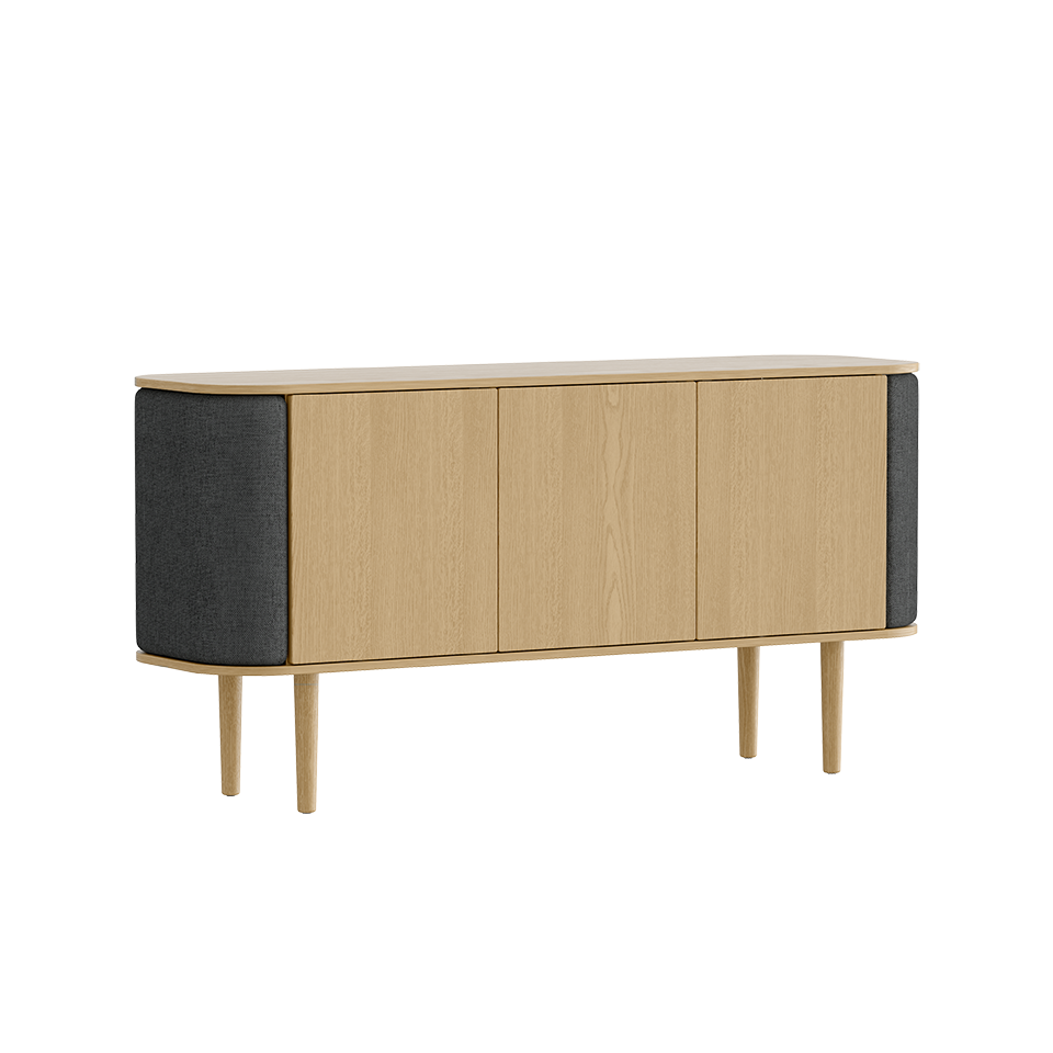 Treasures Cabinet 3 Doors, Oak