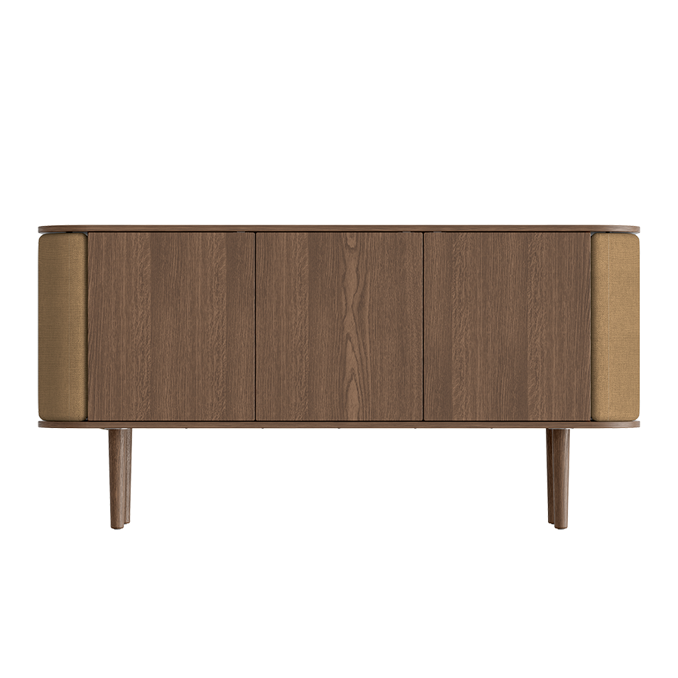 Treasures Cabinet 3 Doors, Dark Oak