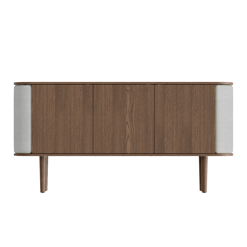 Treasures Cabinet 3 Doors, Dark Oak