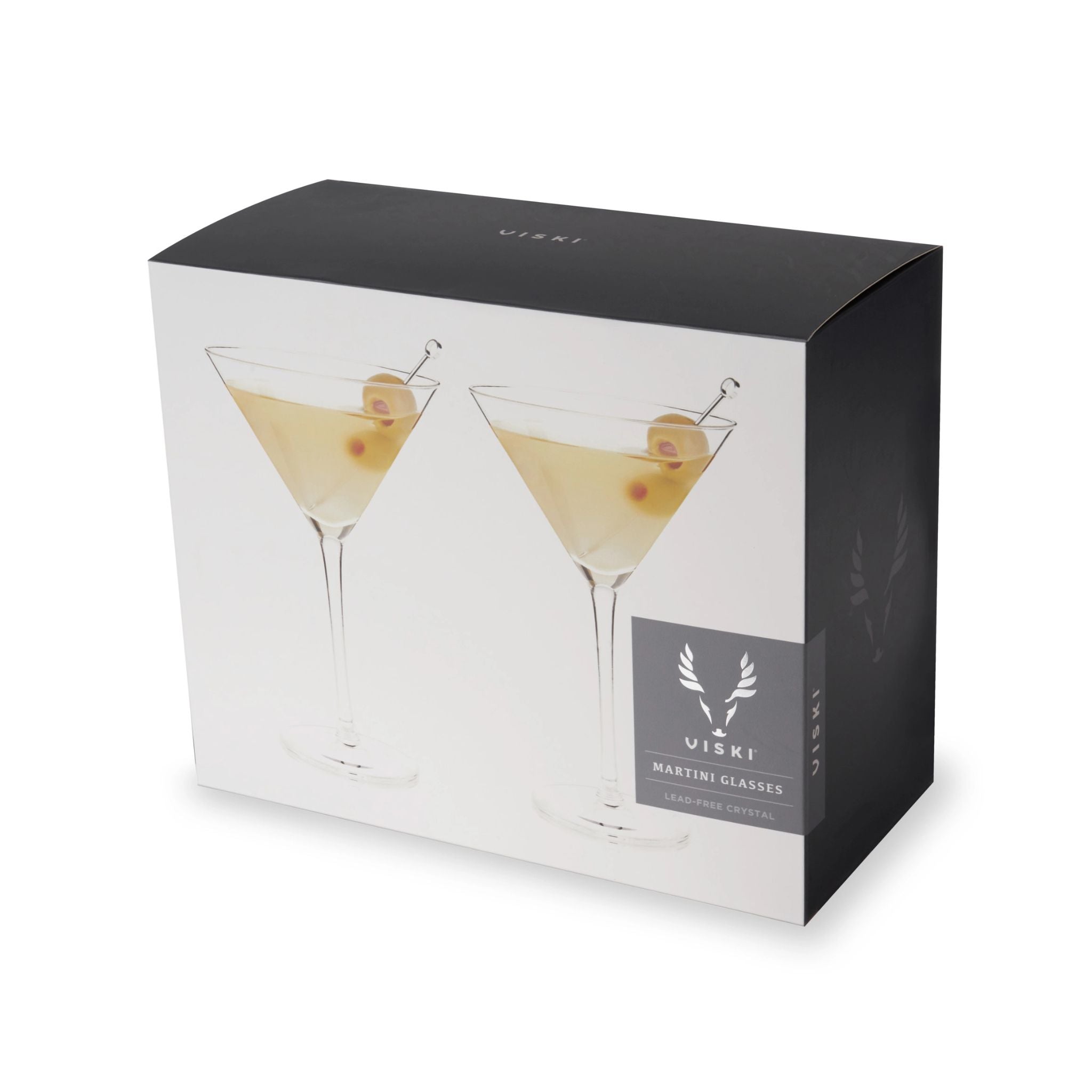 Crystal Martini Glasses, Set of 2 - Valley Variety - Viski