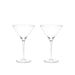 Crystal Martini Glasses, Set of 2 - Valley Variety - Viski