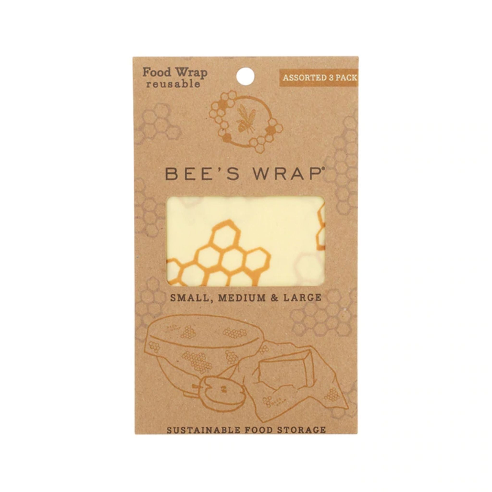 Bee's Wrap Assorted 3 - Pack - Valley Variety - Bee's Wrap