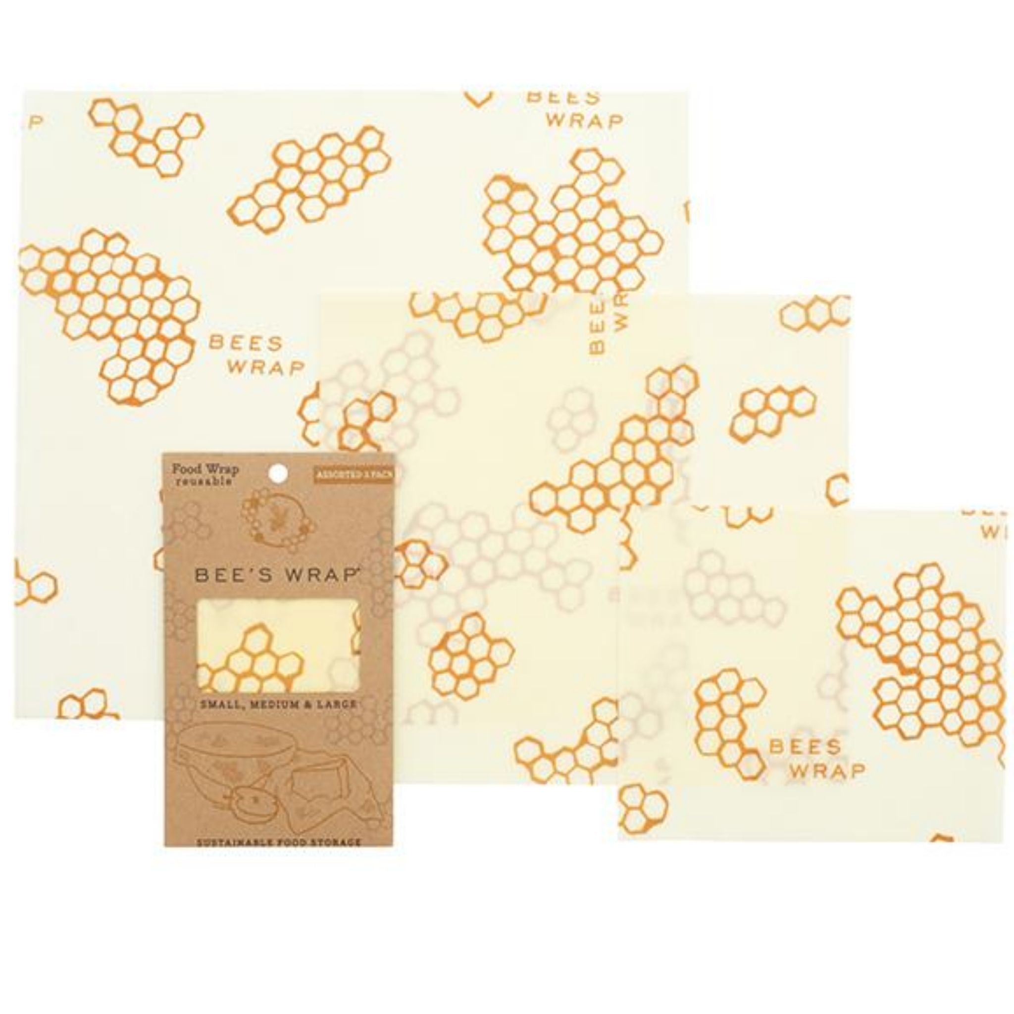Bee's Wrap Assorted 3 - Pack - Valley Variety - Bee's Wrap