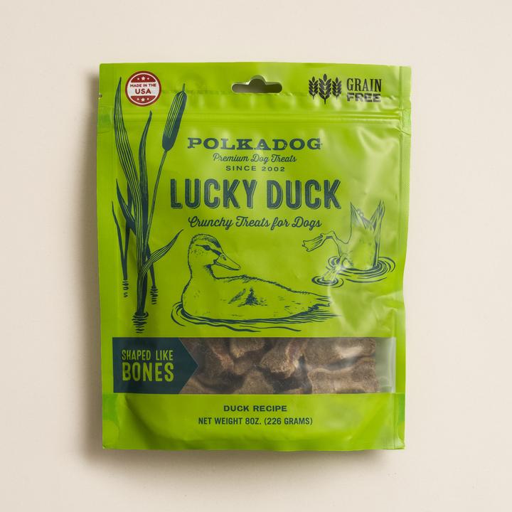 Lucky Duck Bone Shaped 8oz - Valley Variety