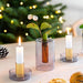 Duo Tone Glass Candle Holder - Valley Variety